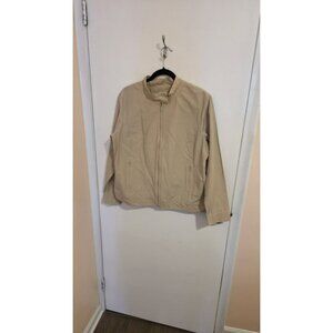 Field Gear Jacket Mens Large Lightweight Outdoor Beige NWT Golf Fall Cider Mill